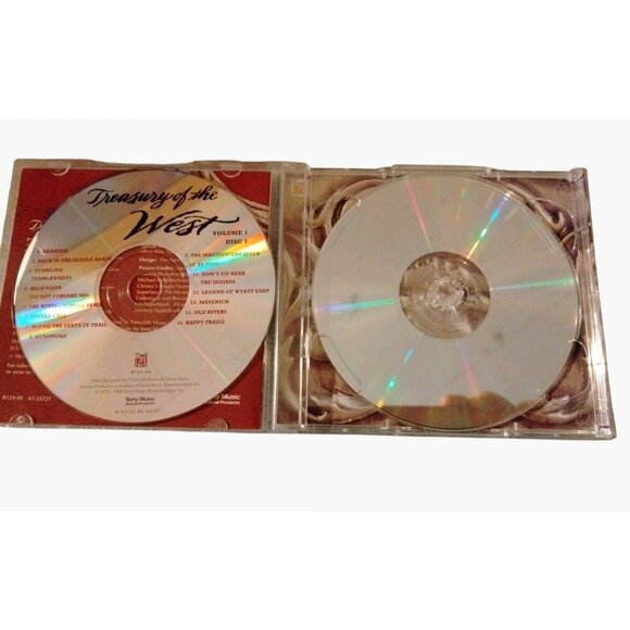 Treasury Of The West Volume 1 CD 2 Disc Set Sony Music Western Songs 2001 - Picture 4 of 4